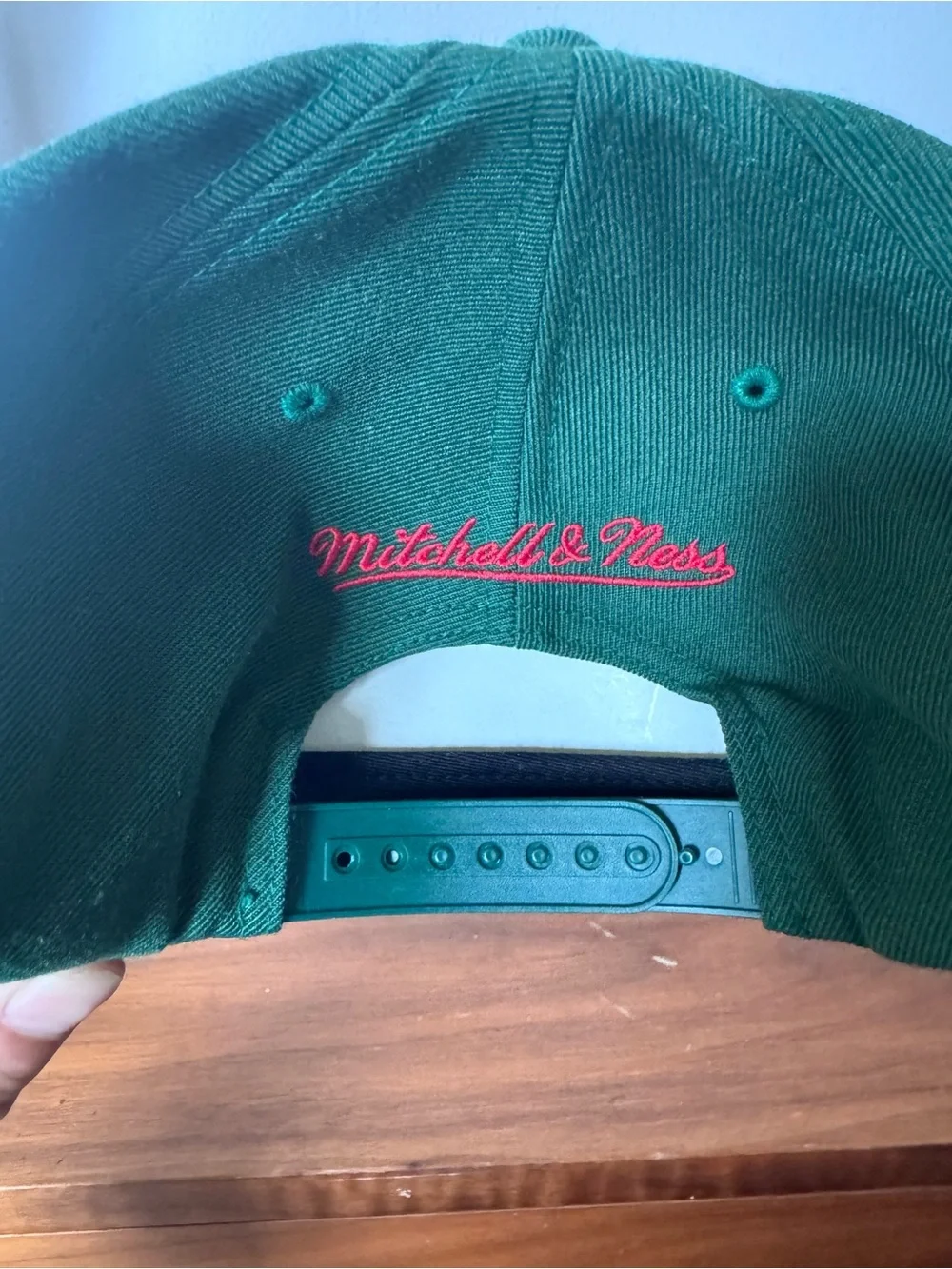 Mitchell & Ness Milwaukee bucks snapback with cheetah skin brim